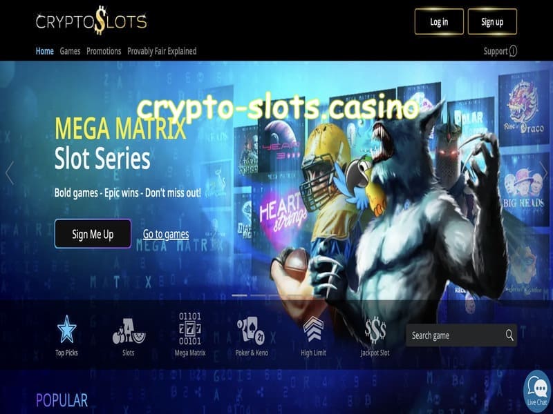 CryptoSlots casino