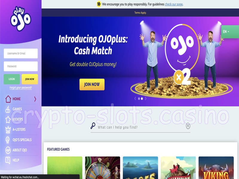 PlayOJO Casino: Fair and Transparent Online Gaming with No Wagering